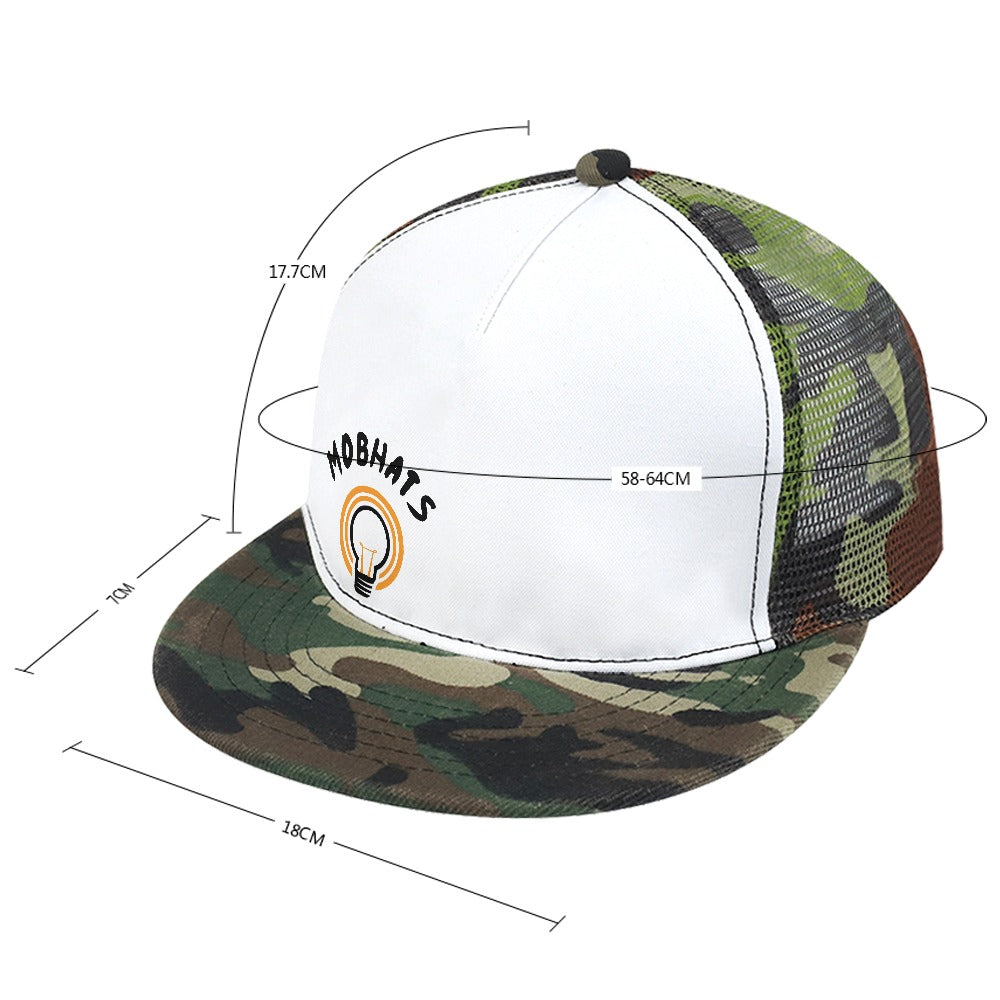 Baseball Cap flat glue rear hollow (multi-color optional)