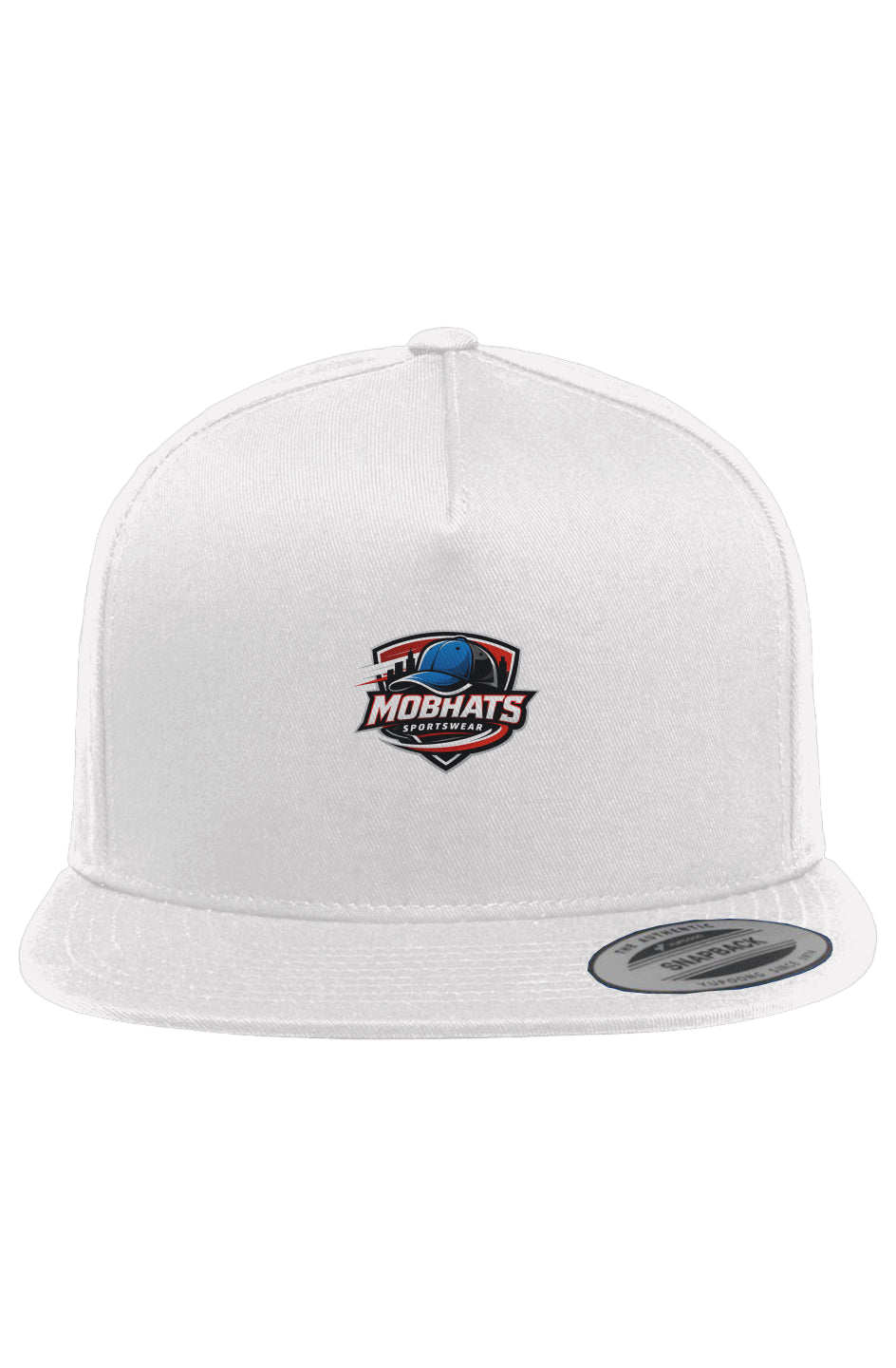 5-Panel Cotton Twill Snapback Cap