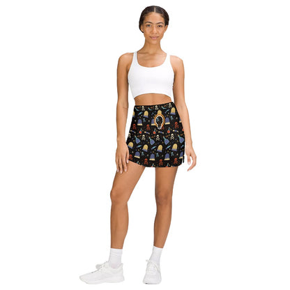 Light proof trouser skirt with pockets